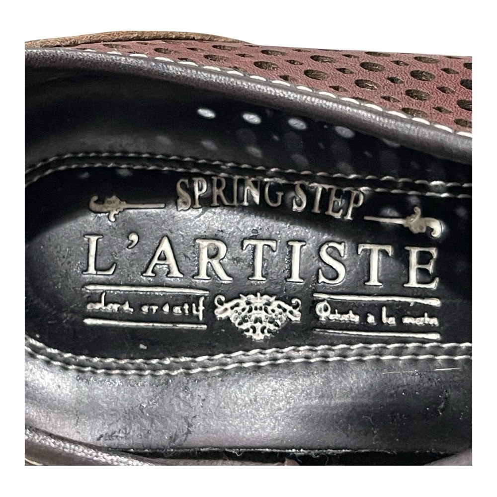 L’Artiste by Spring Step “Gabriel” Leather Oxford Heels – Size 9 Whimsigoth Boho - Picture 9 of 10
